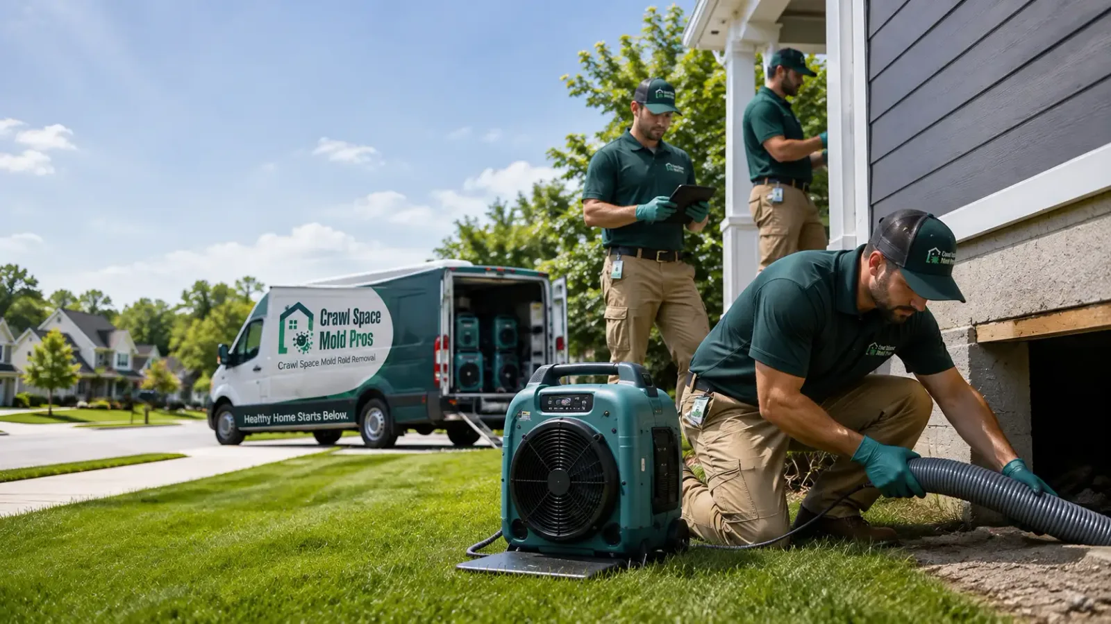 Crawl Space Mold Removal in Silver Lake, WI